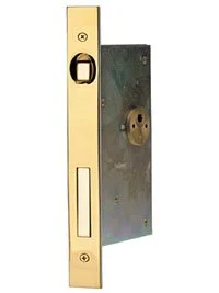 Active Pocket Door Lock with Edge Pull — Von Morris Hardware